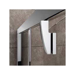 Ravak Pivot drzwi prysznicowe 90 cm uchylne satyna mat/szkło przezroczyste 03G70U00Z1