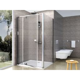Ravak Pivot drzwi prysznicowe 120 cm uchylne aluminium połysk/szkło przezroczyste 03GG0C00Z1