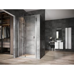 Ravak Nexty drzwi prysznicowe 110 cm uchylne aluminium połysk/szkło przezroczyste 03OD0C00Z1