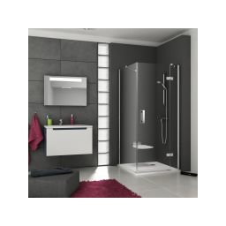 Ravak SmartLine SMSD2-110 B-P drzwi prysznicowe 110 cm uchylne prawe chrom/szkło przezroczyste 0SPDBA00Z1