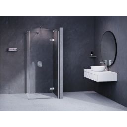 Ravak SmartLine SMSD2-120 B-P drzwi prysznicowe 120 cm uchylne prawe chrom/szkło przezroczyste 0SPGBA00Z1