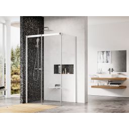 Ravak Matrix MSDPS-120/80 L kabina prysznicowa 120x80 cm prostokątna lewa polerowane aluminium/szkło przezroczyste 0WLG4C00Z1