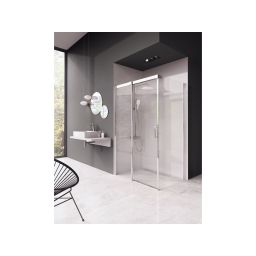 Ravak Matrix MSDPS-120/80 L kabina prysznicowa 120x80 cm prostokątna lewa polerowane aluminium/szkło przezroczyste 0WLG4C00Z1