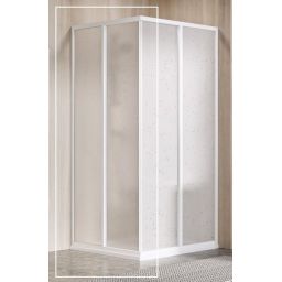 Ravak Supernova SRV2-100 S drzwi prysznicowe 100 cm przesuwne częściowe 1/2 biały/pearl 14VA01O211