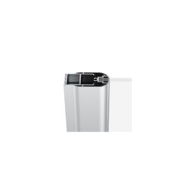 Ravak Chrome CRV1-100 drzwi prysznicowe 100 cm częściowe 1/2 satyna/szkło przezroczyste 1QVA0U01Z1