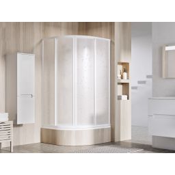 Ravak Supernova kabina prysznicowa 90x90 cm półokrągła biały połysk/tworzywo polistyren 31177V10011
