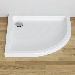 Ravak Kaskada Ronda-90 LA brodzik 90x90 cm półokrągły biały A217001220