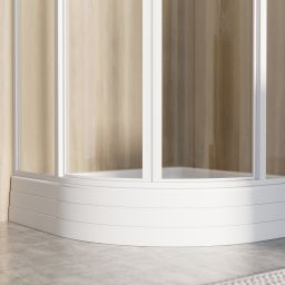 Ravak Kaskada Ronda-80 PU brodzik 80x80 cm półokrągły biały A204001120