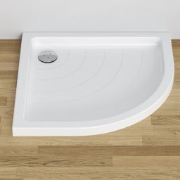 Ravak Kaskada Ronda-80 LA brodzik 80x80 cm półokrągły biały A214001220