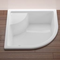 Ravak Sabina brodzik półokrągły 90x90 cm biały GPX11001