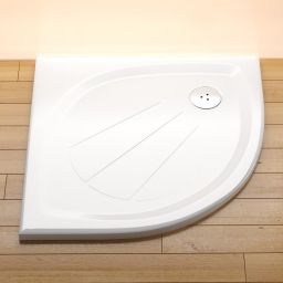 Ravak Galaxy PRO Elipso Pro-100 brodzik 100x100 cm półokrągły biały XA23AA01010