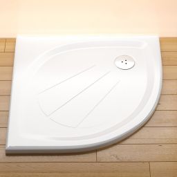 Ravak Galaxy PRO Elipso Pro-90 brodzik 90x90 cm półokrągły biały XA237701010