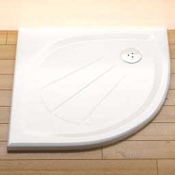 Ravak Galaxy Elipso Pro-80 brodzik 80x80 cm półokrągły biały XA234401010