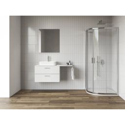 Ravak Blix II kabina prysznicowa NBLCP4 80x80 cm półokrągła bright alu/szkło przezroczyste 3BM40C00Z1