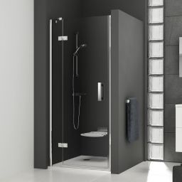 Ravak SmartLine SMSD2-90 B-L drzwi prysznicowe 90 cm uchylne lewe chrom/szkło przezroczyste 0SL7BA00Z1