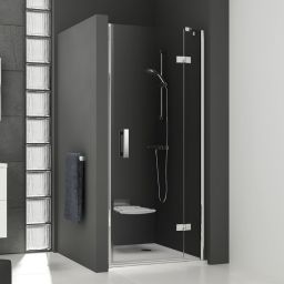 Ravak SmartLine SMSD2-100 A-P drzwi prysznicowe 100 cm uchylne prawe chrom/szkło przezroczyste 0SPAAA00Z1