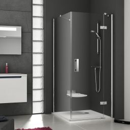 Ravak SmartLine SMSD2-120 B-P drzwi prysznicowe 120 cm uchylne prawe chrom/szkło przezroczyste 0SPGBA00Z1