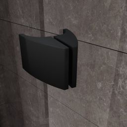 Ravak Pivot drzwi prysznicowe 120 cm uchylne czarny mat/szkło przezroczyste 03GG0300Z1