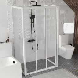 Ravak Supernova ASDP3-130 drzwi prysznicowe 130 cm biały/pearl 00VJ01R211