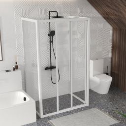 Ravak Supernova ścianka prysznicowa 75 cm biały połysk/szkło przezroczyste 940301R2Z1