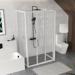 Ravak Supernova ścianka prysznicowa 75 cm biały połysk/ 940301R2ZG