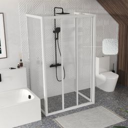 Ravak Supernova ścianka prysznicowa 90 cm biały połysk/ 940701R2ZG