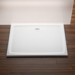 Ravak Galaxy Pro Flat brodzik kwadratowy 120x80 cm biały XA03G411010