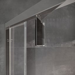 Ravak Nexty drzwi prysznicowe 90 cm uchylne aluminium połysk/szkło przezroczyste 03O70C00Z1