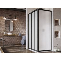 Ravak Supernova ścianka prysznicowa 80 cm czarny mat/tworzywo polistyren 940403R211