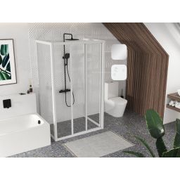 Ravak Supernova ścianka prysznicowa 80 cm satyna mat/tworzywo polistyren 94040UR211