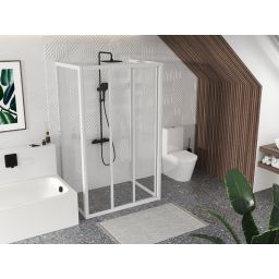 Ravak Supernova ścianka prysznicowa 90 cm biały połysk/szkło przezroczyste 940701R2Z1