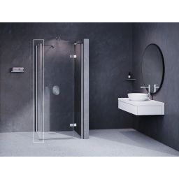 Ravak SmartLine SMPS-80 P ścianka prysznicowa 80 cm stała prawa chrom/szkło przezroczyste 9SP40A00Z1