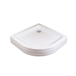 Ravak Kaskada Ronda-80 PU brodzik 80x80 cm półokrągły biały A204001120