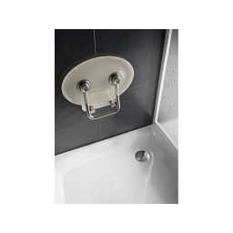 Ravak OVO P II siedzisko prysznicowe nierdzewne Clear B8F0000048
