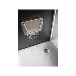 Ravak Ovo B II siedzisko prysznicowe nierdzewne clear B8F0000051
