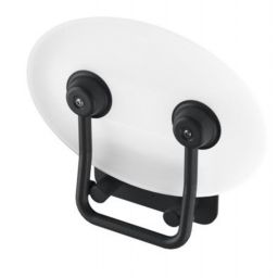 Ravak OVO P II siedzisko prysznicowe czarny clear B8F0000056