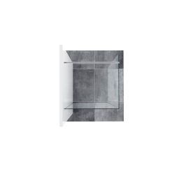 Ravak Walk-In Corner ścianki prysznicowe 110/80 cm komplet polerowane aluminium/szkło przezroczyste GW1CD4C0SZ1