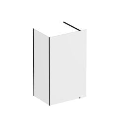 Ravak Walk-In Corner ścianki prysznicowe 120/90 cm komplet czarny mat/szkło przezroczyste GW1CG730SZ1