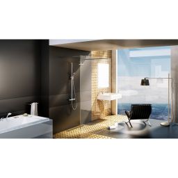 Ravak Walk in Free ścianka prysznicowa 130 cm chrom połysk/szkło przezroczyste GW9FJ0C0SZ1