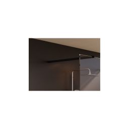 Ravak Walk in Free ścianka prysznicowa 160 cm czarny mat/szkło przezroczyste GW9FS030SZ1