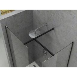 Ravak Walk-In Wall element łączący czarny GWD010003025