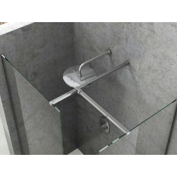 Ravak Walk-In Wall element łączący polerowane aluminium GWD01000C001