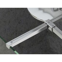 Ravak Walk-In Wall element łączący polerowane aluminium GWD01000C001