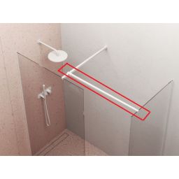 Ravak Walk-In Wall element łączący biały mat GWD01000E008