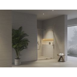 Ravak Roll RODP2 drzwi prysznicowe 100 cm rozsuwane chrom połysk/szkło przezroczyste X08VA0C00Z1