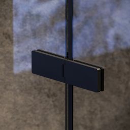 Ravak Cool! drzwi prysznicowe 90 cm uchylne czarny mat/szkło przezroczyste X0VV70300Z1