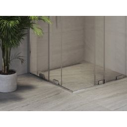 Ravak Roll RORV2 kabina prysznicowa 80x80 cm kwadratowa chrom połysk/szkło przezroczyste X14V40C00Z1