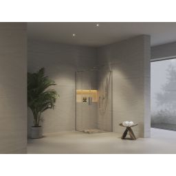 Ravak Roll RORV2 kabina prysznicowa 80x80 cm kwadratowa chrom połysk/szkło przezroczyste X14V40C00Z1