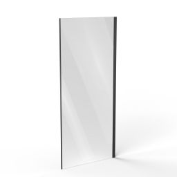 Ravak Cool! ścianka prysznicowa 90 cm czarny mat/szkło przezroczyste X9VV70300Z1