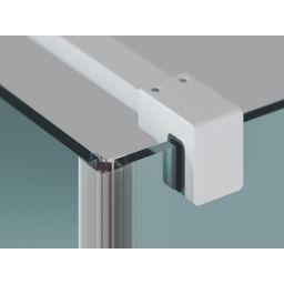 Ravak Cool! ścianka prysznicowa 90 cm biały mat/szkło przezroczyste X9VV70E00Z1